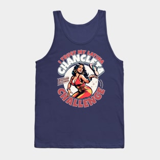 Trust my Latina Chancleta Challenge Tik-Tok Inspired Funny Latino Couple Coordinated Tank Top